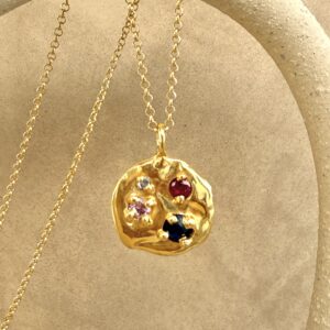 One of a kind Organic Medallion Necklace